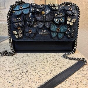 Coach Coach 1425 Klare crossbody bag with butterfly appliqué